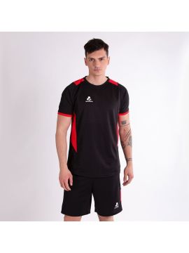 Форма волейбольная +ADRENALINA Tommy, мужская, Черно-красный М