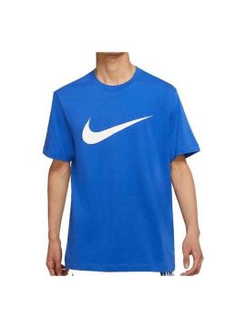 Футболка Men's Nike Solid Color Large Logo Printing Round