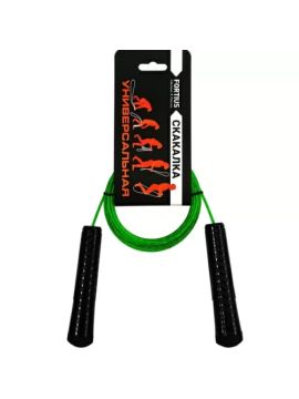 Скакалка универсальная Fortius 3 м (зеленая)