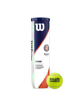 Мяч теннисный WILSON Roland Garros Clay Court, уп.4 шт