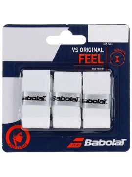Овергрип BABOLAT VS Grip Original x3, упак. по 3 шт, 0.43 мм, 110см, белый