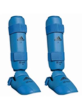 Защита голени и стопы WKF Shin & Removable Foot синяя