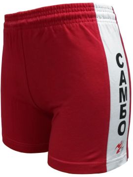 Шорты для самбо ТСВ красные