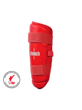 Защита голени Clinch Shin Guard Kick красная
