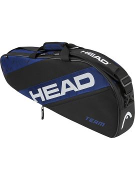 Сумка-чехол HEAD Team Racquet Bag S, 262334-BLBK, с карманом, на 3 тен.ракетоки, черный