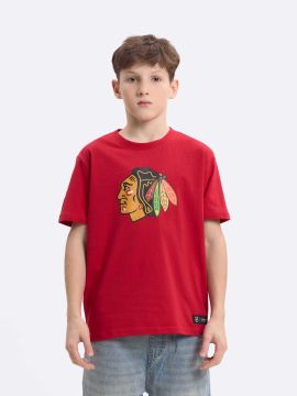 Футболка детская Chicago Blackhawks, красн., 152-158 (ТМ ATRIBUTIKA&CLUB)