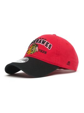 Бейсболка Chicago Blackhawks, красн.-черн., 55-58 (ТМ ATRIBUTIKA&CLUB)