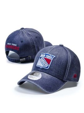 Бейсболка ТМ ATRIBUTIKA&CLUB New York Rangers, темно-синяя 55-58 237