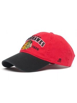 Бейсболка Chicago Blackhawks, черн.-красн., 55-58 (ТМ ATRIBUTIKA&CLUB) 31063