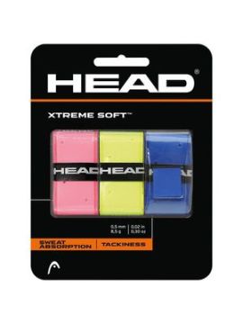Овергрип Head Xtreme Soft, 285104-MX, 0.5 мм, 3 шт, мультиколор